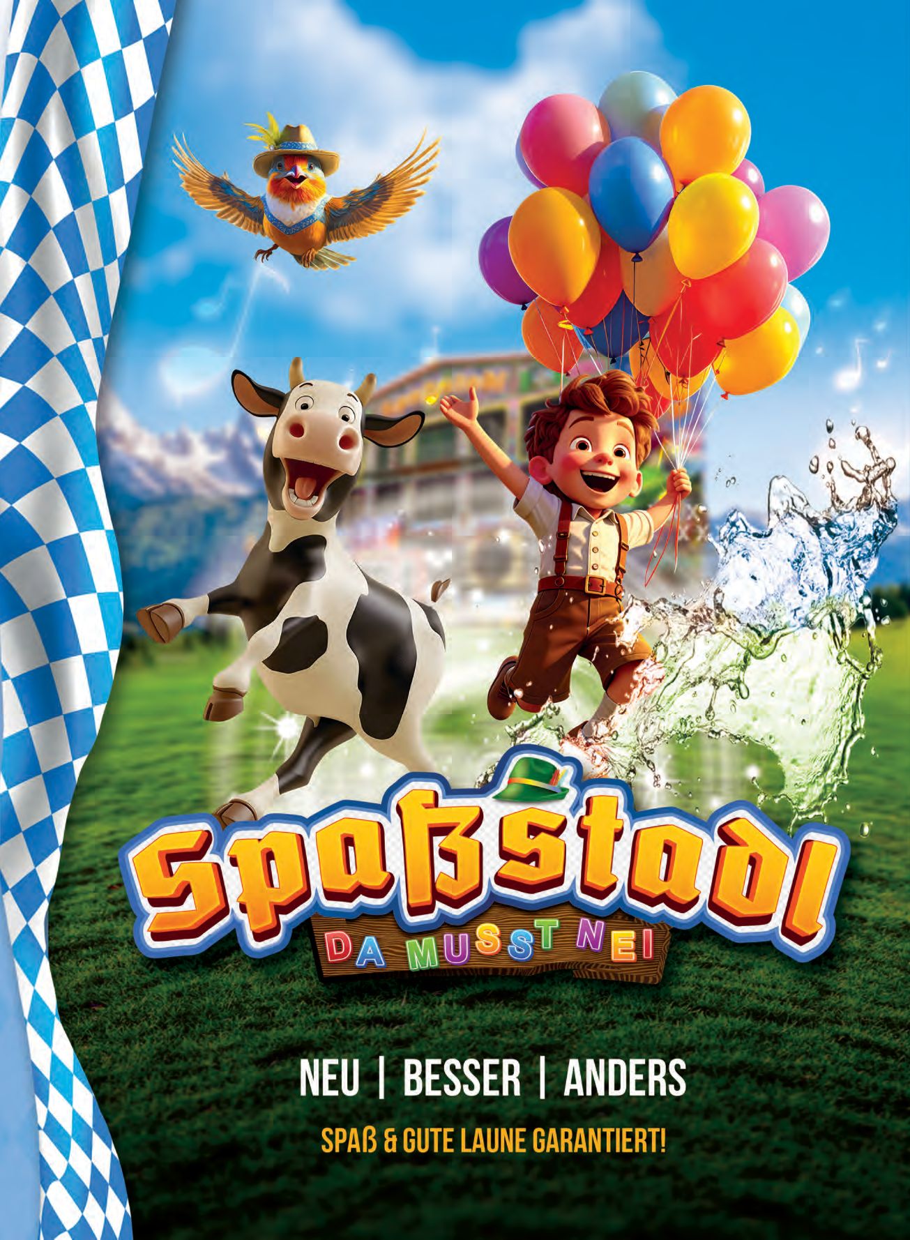 Spaßstadl Außenansicht